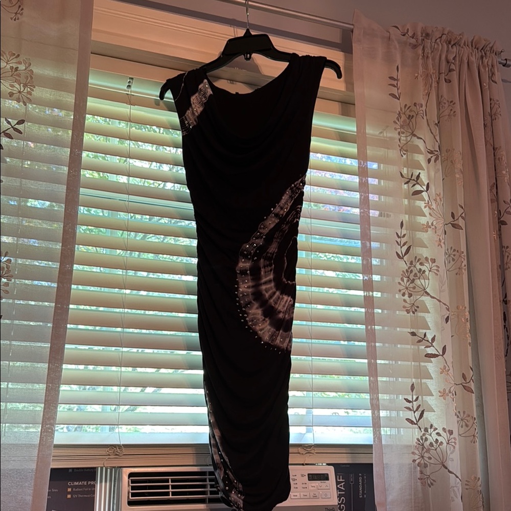INC Elegant Black and White Women's Dress - size Small